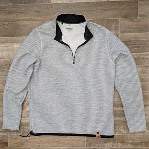 Adidas Zippered Pullover Sweatshirt Size Medium